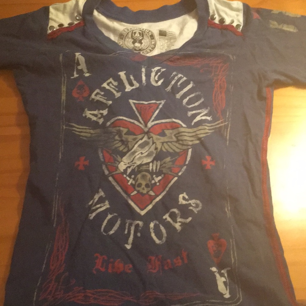 NWOT Affliction shirt never worn size small